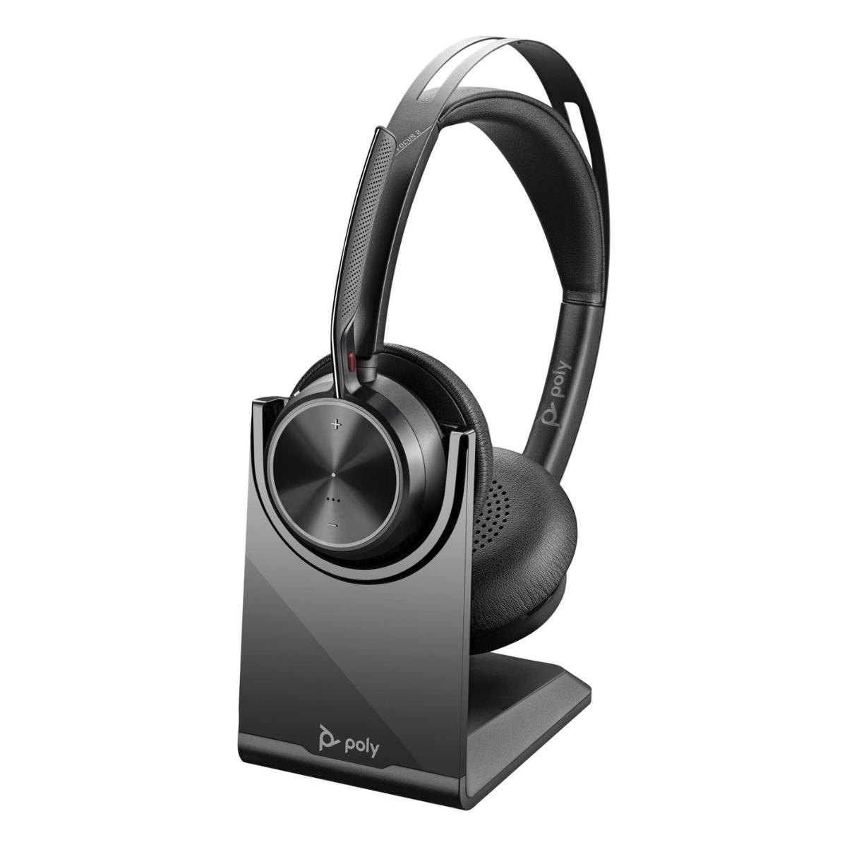 HP Poly Voyager Focus 2 UC Stereo W. Stand USB-A