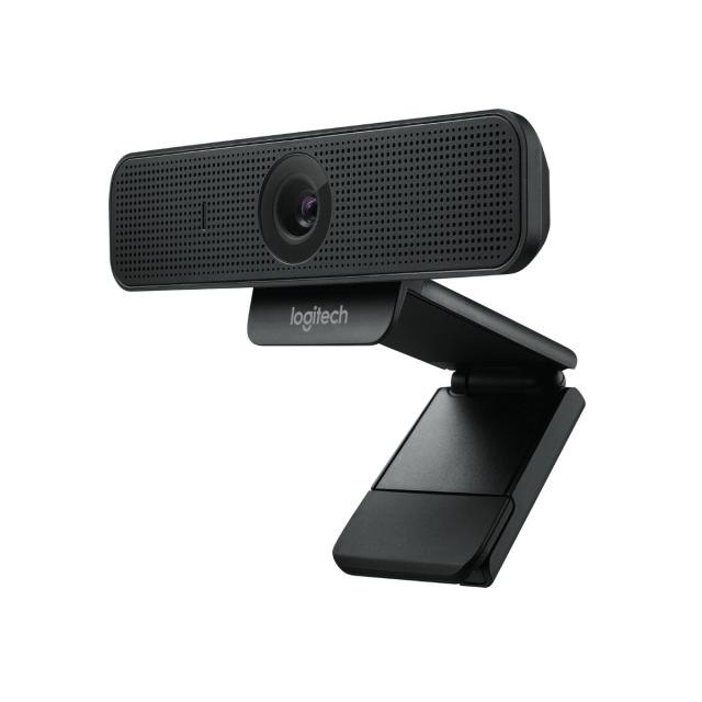 C925e-webcam fra Logitech med indbyggede mikrofoner med støjreduktion
